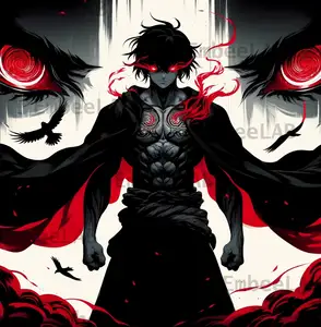 Hueforge - Naruto - Itachi Uchiha Fanart