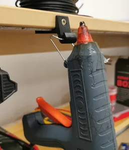 Hot Glue Gun Holder Hook Stand Pistol Wall Mount