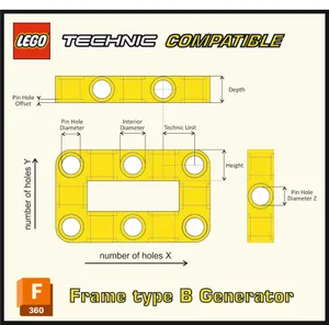LEGO Technic frame type B