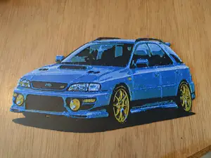 Subaru Impreza GF8 WRX hueforge