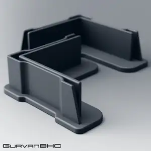 Support/Bracket/Feet for iron shelf (Pied pour étagère en ferraille)