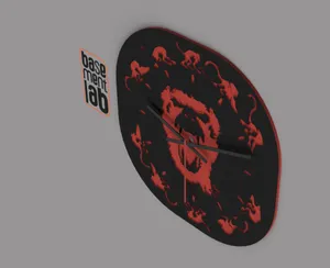 Wall Clock "12 Monkeys" Movie - Orologio da muro "esercito delle 12 scimmie"