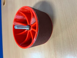 Sandpaper holder 75x457mm for drilling machine