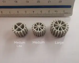 Pond aquarium filter filtration medium helix moving bed