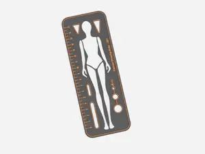 Fashion Drawing Template Ruler Set, Woman Sewing Humanoid Patterns Design