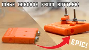 Plastic bottle cordage maker!