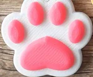 Animal paw keychain