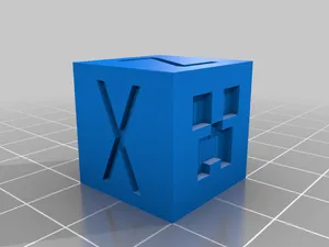 Minecraft XYZ Calibration Cube (20 mm)