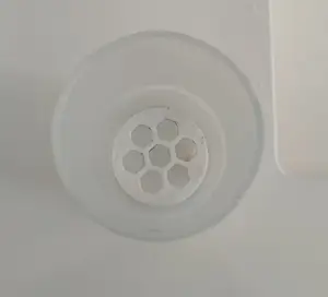 Glass bottom for toothbrush holder