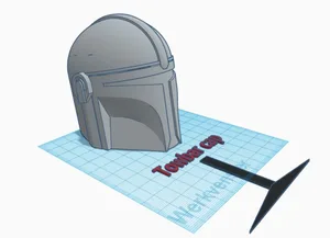 Mandalorian Star wars Towbar cap desinger Ed van der Heijden