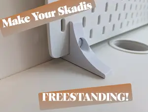 Low-Profile Ikea Skadis Stand