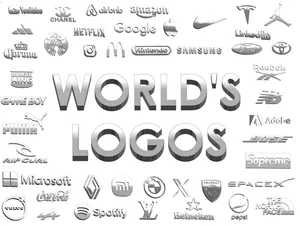 +100 World famous logos (+DXF)