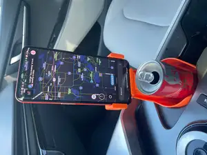 Car Energy Drink Can and Phone Holder