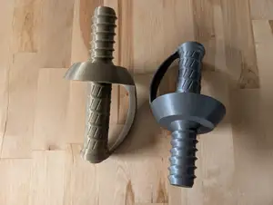 Pool Noodle Pirate Sword handle - No Supports