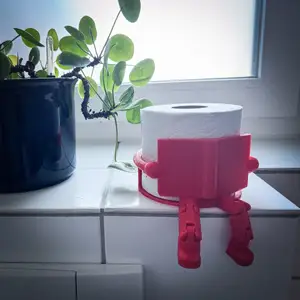 Toilet paper roll holder gnome buddy gift - Toilettenpapier Toilettenmännchen Klorolle Geschenk