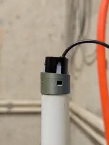 5° angled AJ-SR04M / JSN-SR04T Adapter for 25mm PVC pipe