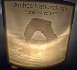 Arches National Park Nighlight Lithophane