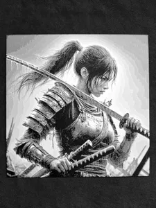 Samurai girl III. HueForge