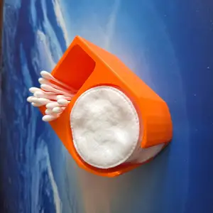 Organizer for cosmetic cotton pads and sticks