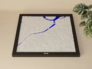 Pune, India - 3D Miniature