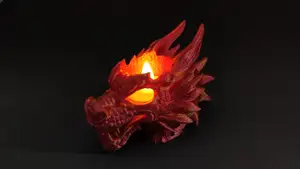 Mini Dragon Head - LED tea light holder