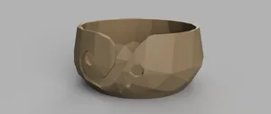 Low Poly Yarn/Knitting bowl