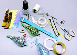 Fly Tying Board and Fly Heads for Trolling Fly - Fishing Lure