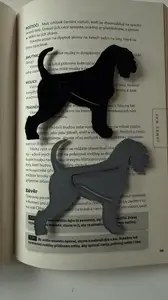podtácek, klíčenka, záložka giant schnauzer