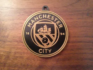 Manchester City Logo Keychain