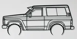 Nissan Patrol GQ 1988 Wall Art