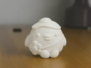 Cute Creature with Flowers Figurine