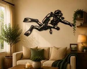 Scuba Diver 2D Wall Art