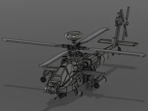 AH-64D Apache Longbow 1:50 Scale Model