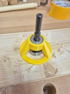 Vertical Drill Bit Guide for Forstner Bits with 12mm schaft diameter (bearing: 6001zz)