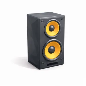 Low Poly Music Speaker