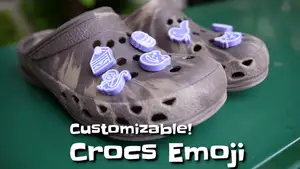 Crocs Emoji charms - customizable jibbitz