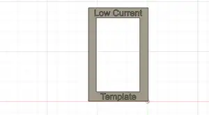 Drywall cutout Templates for outlets/switches