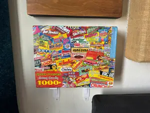 Puzzle Box Shelf (2.5” Depth + Large Command Strips)