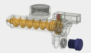 Automatic Fish Feeder with gear solution.