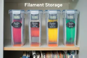 Filament Storage Container with Humidity Monitor