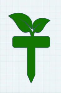 Leaves Plant Marker