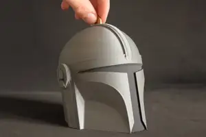 Mandalorian Helmet - Piggy Bank