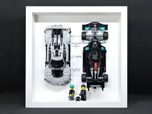 IKEA Sannahed insert for LEGO Speed Champions racing/formula cars (3D + 2D printed)