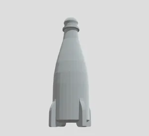 hollow nuka-cola bottle from fallout