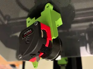 Bondtech V2 LGX Lite extruder housing for motor sandwich mounting