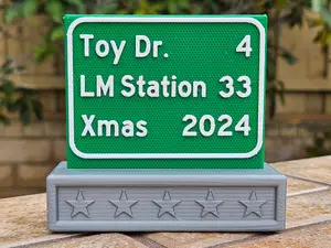 Highway Sign for 2024 Community Print Drive