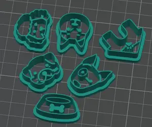 Pet shaped cutter for polymer clay, cookies or crafts - Cortador en forma de mascotas para arcilla polimerica, galletas o manualidades