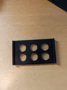 Organizer plate with Ø13mm holes