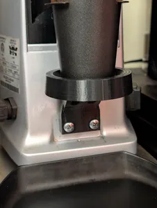 Mounting base for Mazzer Mini cup holder