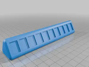 Number Plate for Car Parking (10 slots, double sided)
